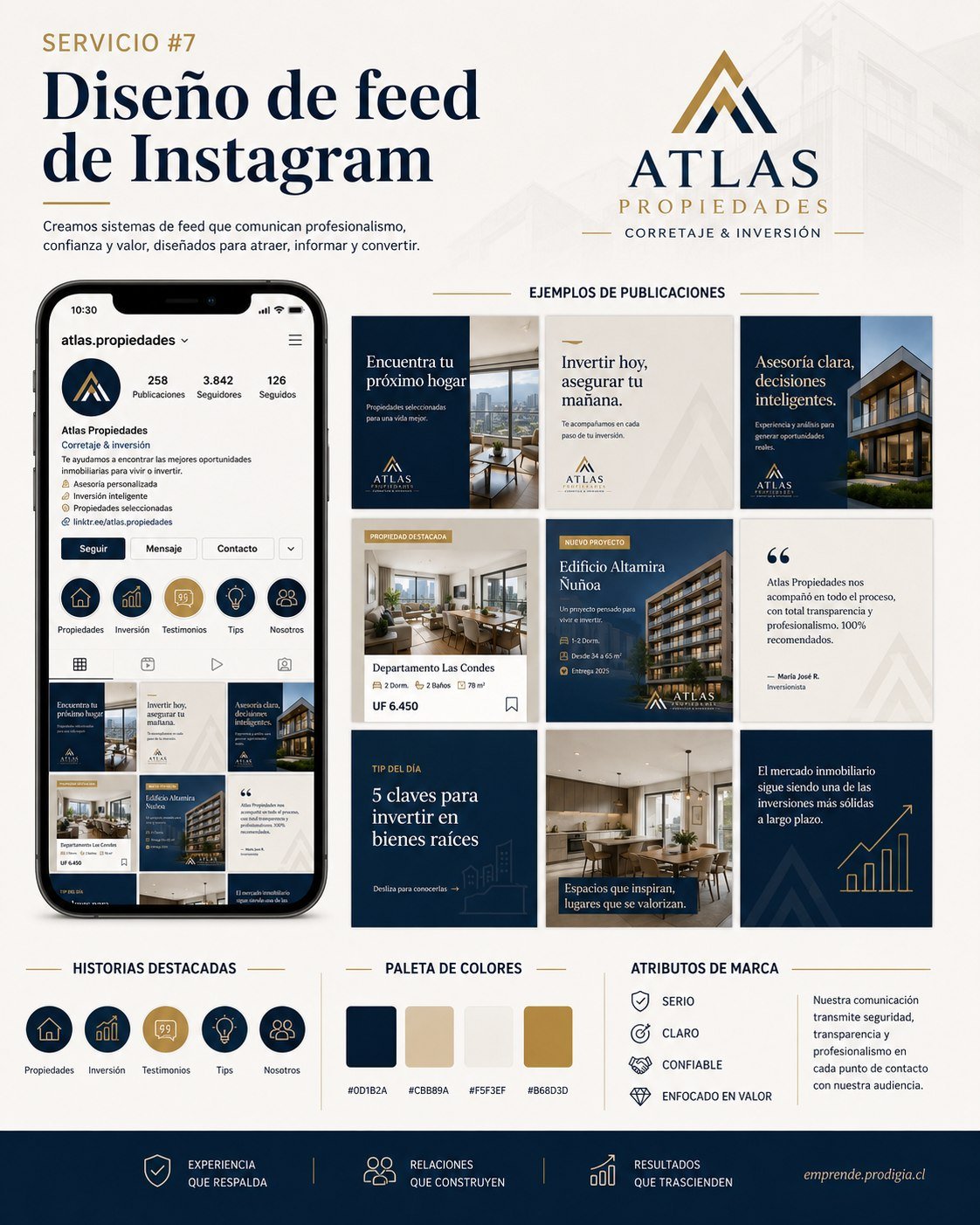 Diseño de feed para Atlas Propiedades